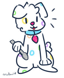 Froot Loop Dog! on Artfight